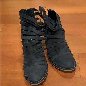 Free People Hybrid Strappy boots